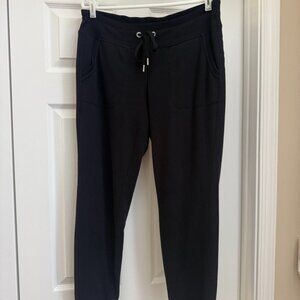 Black Calvin Klein Women's Joggers Sweatpants French Terry Size Large